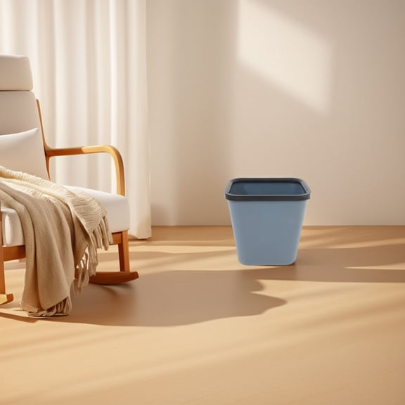HEANUJJ Garbage Can: Fire-Resistant Plastic Waste Container for Home and Office Use 1Pack