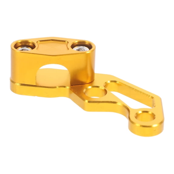 HEANUJJ Brake Line Clamp Motorcycle Aluminum Alloy Golden Stable Wire Fixation Clip