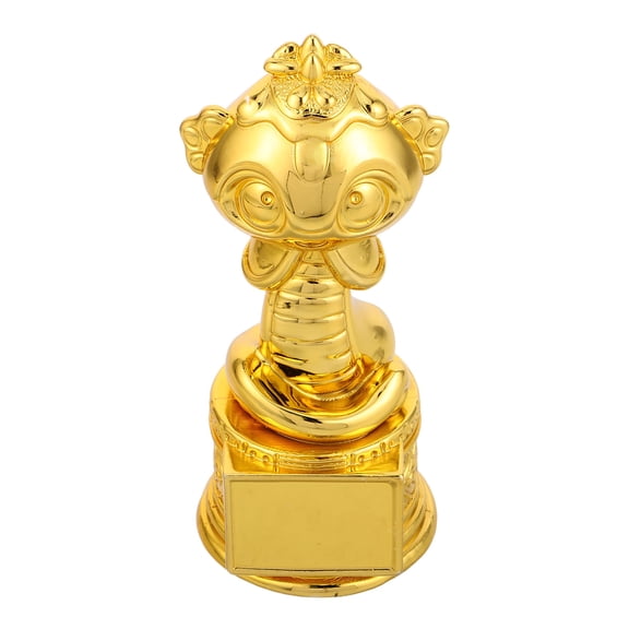 HEANUJJ Funny Trophy New Year Trophy Golden Resin 1Set