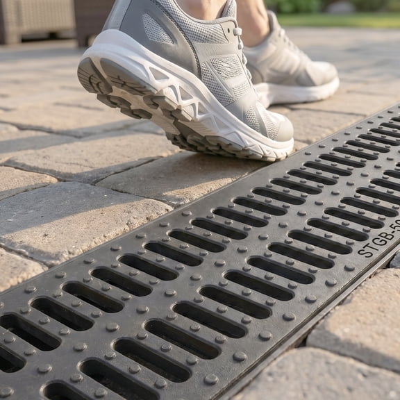 HEANUJJ Gutter Guards For Leaves Drain Strainers Grate Plastic Ensure Water Flow For Garage Use 1Pcs