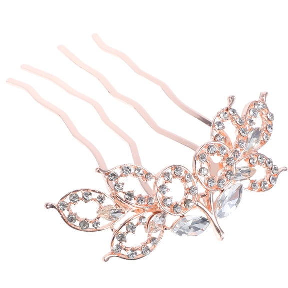 HEANUJJ Bridal Hair Accessories For Women Rhinestone Crown Hair Comb 1 Pcs