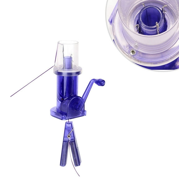 HEANUJJ Spool Knitting Tool Blue Durable Material for DIY Braided Craft