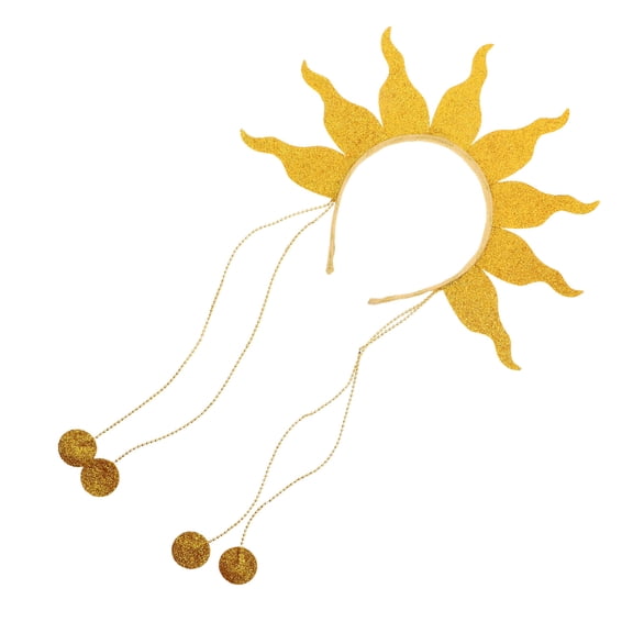 HEANUJJ Headband for Parties and Festivals Lightweight Comfortable Hair Decoration in Orange