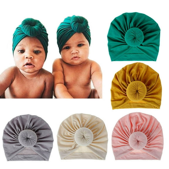 HEANUJJ Baby Hats for Infants, Breathable Cotton Light Grey Cap, 1 Set Ideal for Daily Wear and Comfort