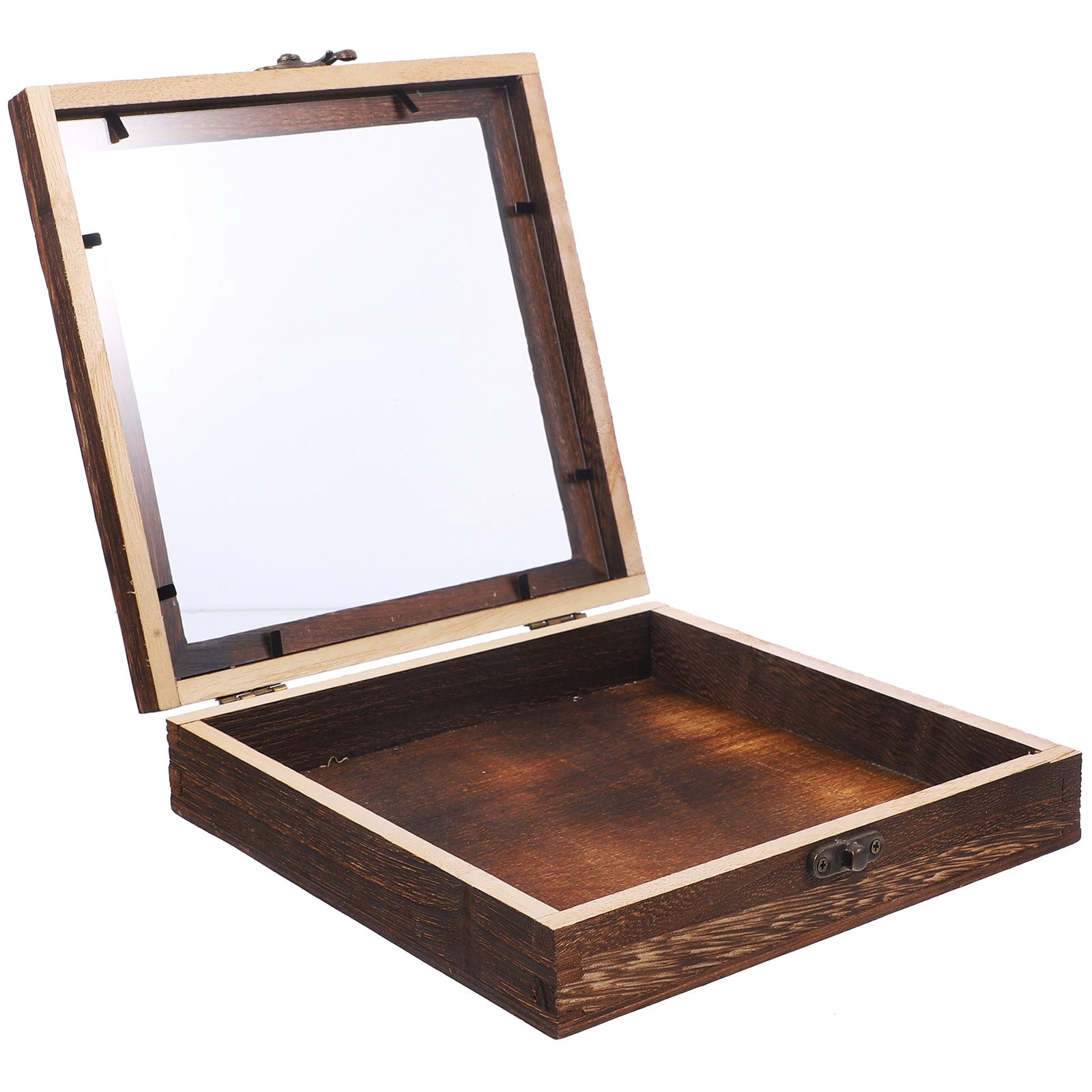 HEANUJJ Retro Style Insect Specimen Display Box Light Brown Wood with ...