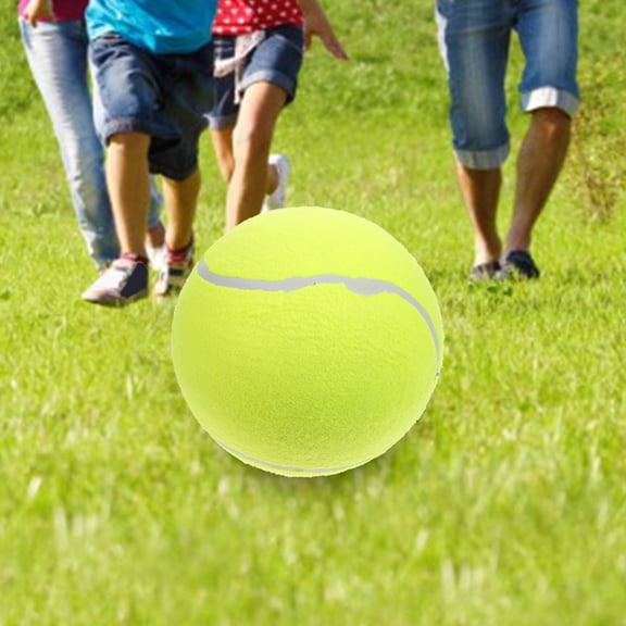 HEANUJJ Playground Balls Inflatable Tennis Ball Multi Nylon 1Pack