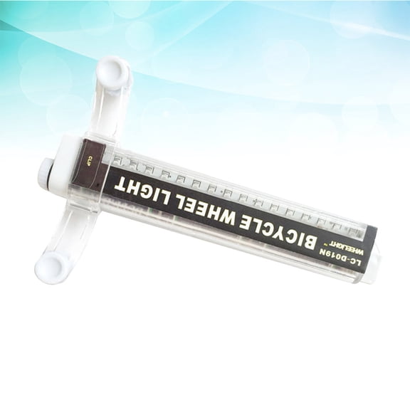 HEANUJJ Bike Lights Steel Wire Light Black 1Pcs