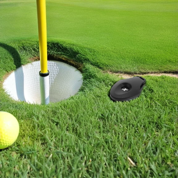 HEANUJJ Lightweight Portable Golf Score Counter Black Practical Accessory for Golf Stroke and Putt Keeping