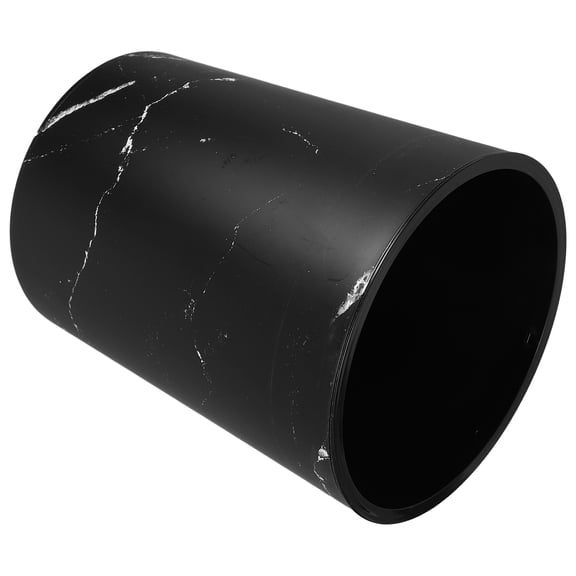 HEANUJJ Black PP Garbage Pail Unique Marble Pattern for Sharps Collection
