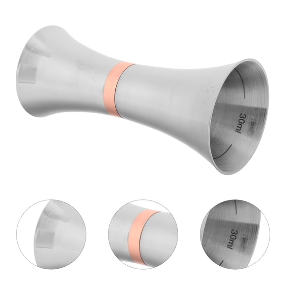 HEANUJJ Stainless Steel Cocktail and Coffee Jigger, Elegant Bar Measuring Tool for Precise Mixology and Brewing