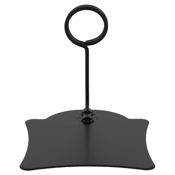 HEANUJJ Versatile Black Desktop Label Stand for Bakery Menu Signs and Photo Holders