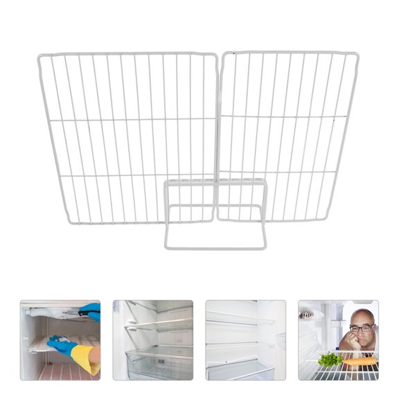 HEANUJJ Mesh Refrigerator Partition Board White Iron Divider for Easy Food Classification