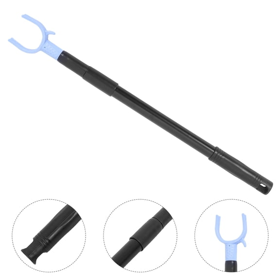 HEANUJJ Metal Clothesline Pole with Retractable Design and Heavy Duty Support for Home Laundry