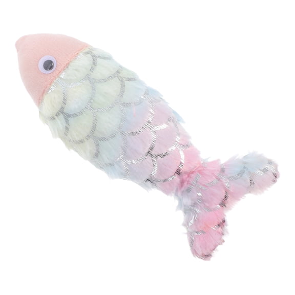HEANUJJ Baby Fish Aquarium Toy Koi Toy Plush Multi for Kittens 1Set