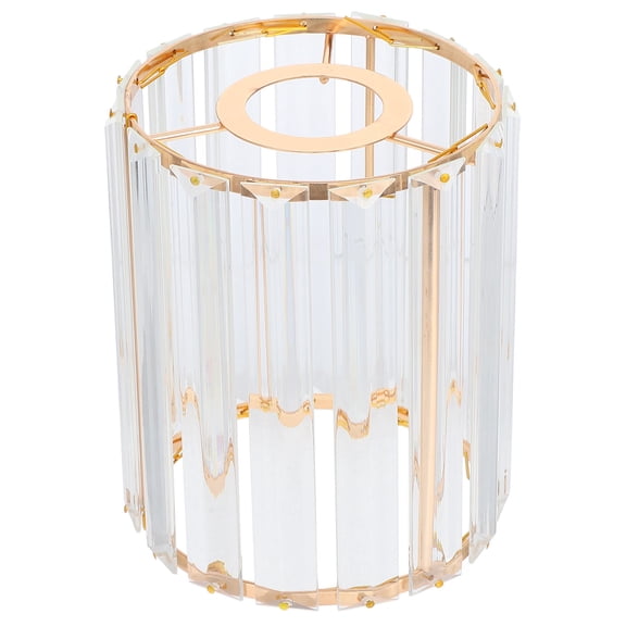 HEANUJJ Modern Golden Faux Crystal Lamp Shade Replacement for Pendant Wall Sconce with Elegant Soft Lighting