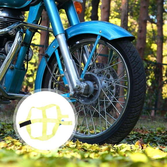 HEANUJJ Motorcycle Cargo Tie Down Straps Yellow Nylon Webbing Portable Design for Quick Trailer Setup