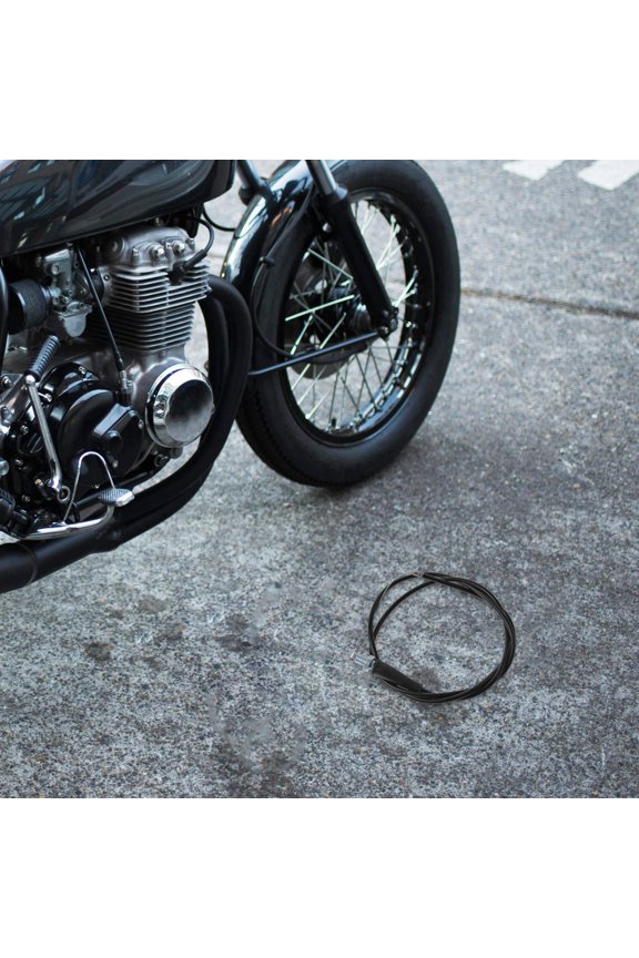 Motorcycle Throttle Cable Replacement Black Durable Line for Smooth Engine Performance