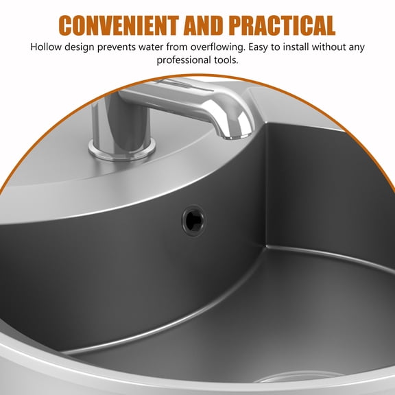 HEANUJJ Multi PP Sink Overflow Drain Cover for Home Use Stylish Design Prevents Overflow 10 Pack