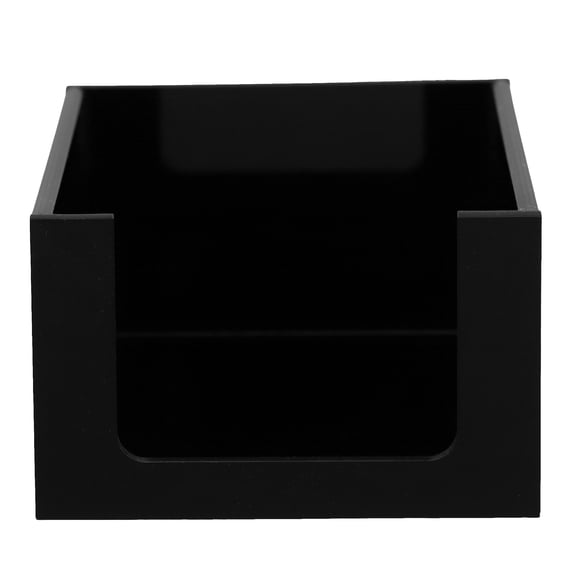 HEANUJJ Multifunctional Black Acrylic Tea Storage Box for Organizing Beverage Supplies