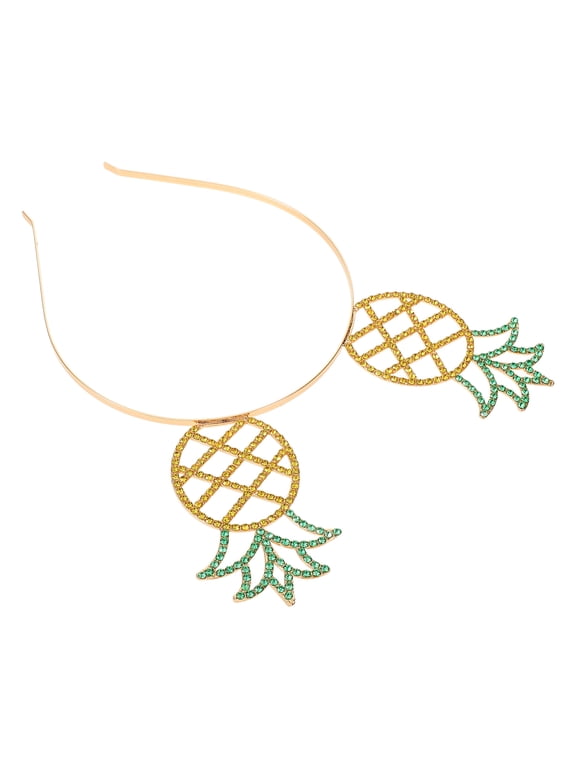 Novelty Summer Beach Headband Pineapple Hair Hoop for Party Costume and Photo Prop