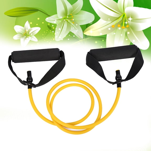HEANUJJ Outdoor Exercise Pull Rope with Handles for Strength Training and Pilates in Yellow