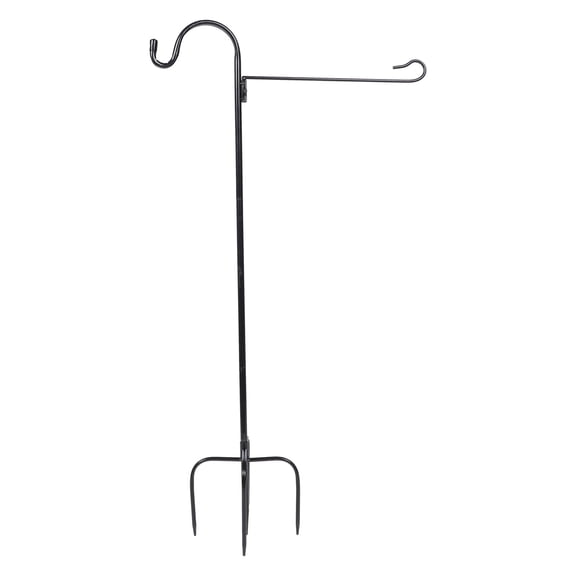 HEANUJJ Outdoor Light Hooks Hanging Hook Black for Homeowners 1Pack