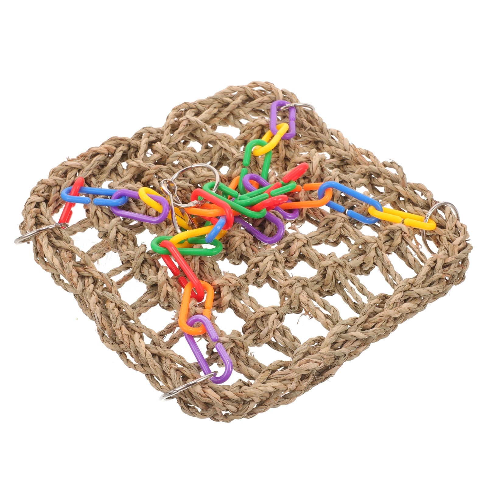 Picture of HEANUJJ Parakeet Cage Hanging Light Brown Bird Swing Hammock for ...