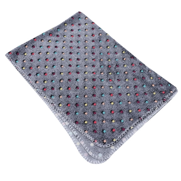 HEANUJJ Grey Coral Wool Pet Bed for Dogs and Cats, Soft and Cozy 1 Set