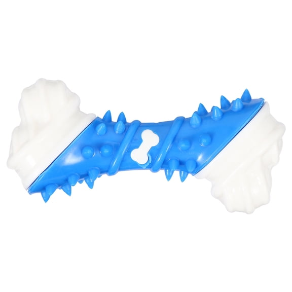 HEANUJJ Pink Dog Bone Toy for Playing Made of TPR Strong and Durable Clean Teeth Relieve Anxiety