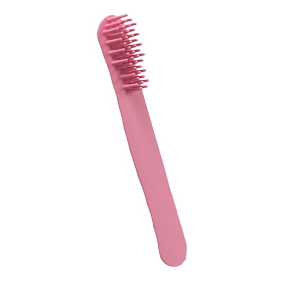 HEANUJJ Mini Comb for Women with Portable Design for Hair Styling Pink Silicone 1Pack