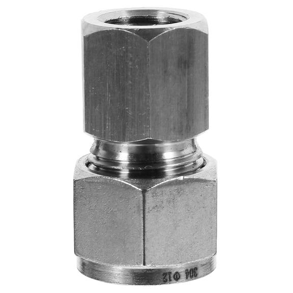 HEANUJJ Stainless Steel Compression Fitting 1 4 Tube Connector for Pipe Industrial Hardware