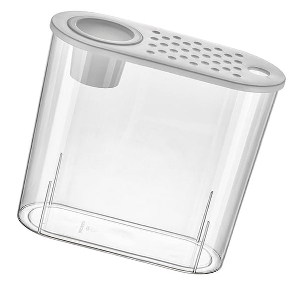 HEANUJJ Clear Plastic Fish Breeding Box Lightweight Small Aquarium for Office and Home