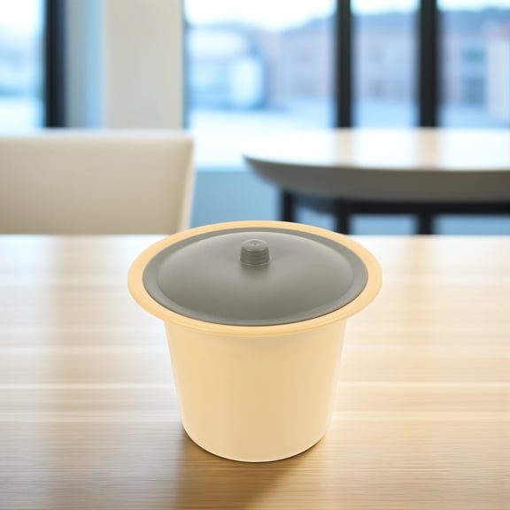 HEANUJJ Reusable Plastic Bedpan with Lid Convenient Portable Toilet for Household Use