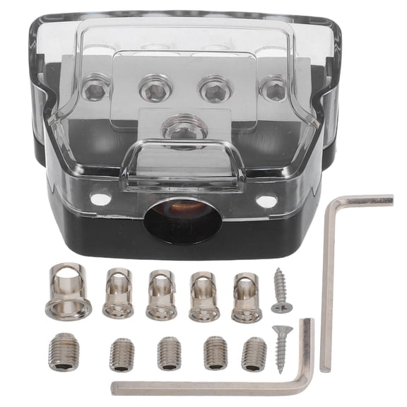 HEANUJJ 1Set Portable Car Audio Ground Distribution Block Compatible with Various Car Models