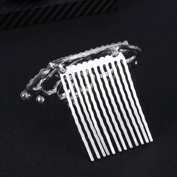 HEANUJJ Princess Hair Accessories Crystal Comb Elegant Headpiece for Girls Parties and Special Occasions 1 Set