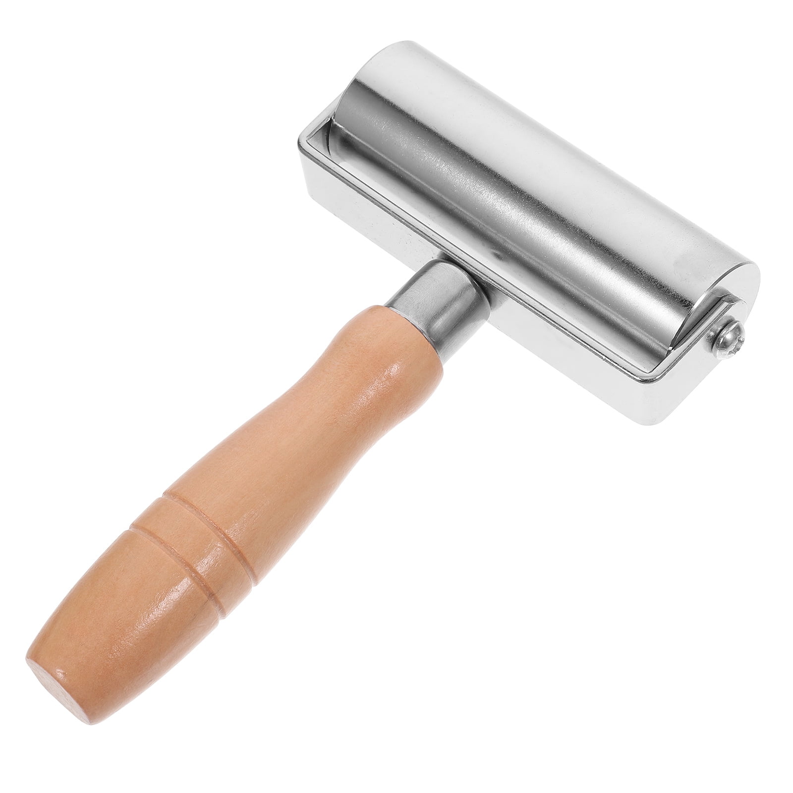 HEANUJJ Beech Wood Embossed Rolling Pin for Baking and Crafting, Wooden Roller Tool, 1 Piece Set