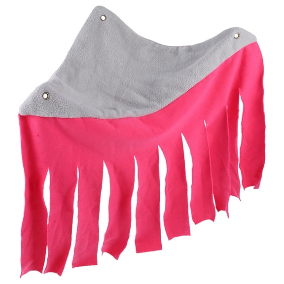 HEANUJJ Easy Install Rosy Corner Fleece Hideout for Hamster Safe Cage Hideaway