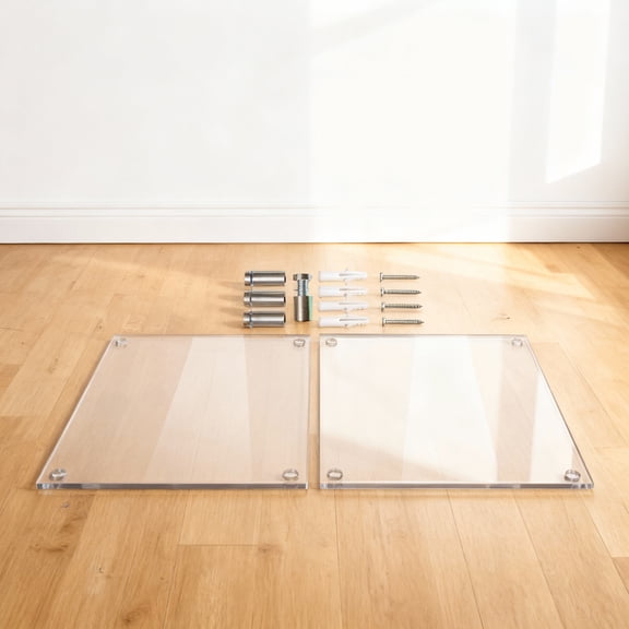 HEANUJJ See Through Picture Frame Acrylic Clear Photo Display for Living Room 1 Piece
