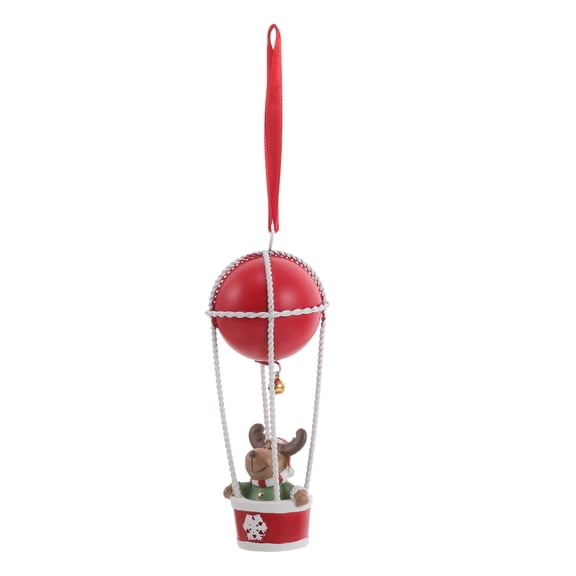 HEANUJJ Red Resin Christmas Bell Ornaments, Festive Holiday Decorations for Tree and Home