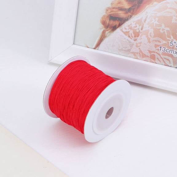 HEANUJJ Hand Woven Rope for Jewelry Making Red DIY Bracelet and Necklace Craft Cord