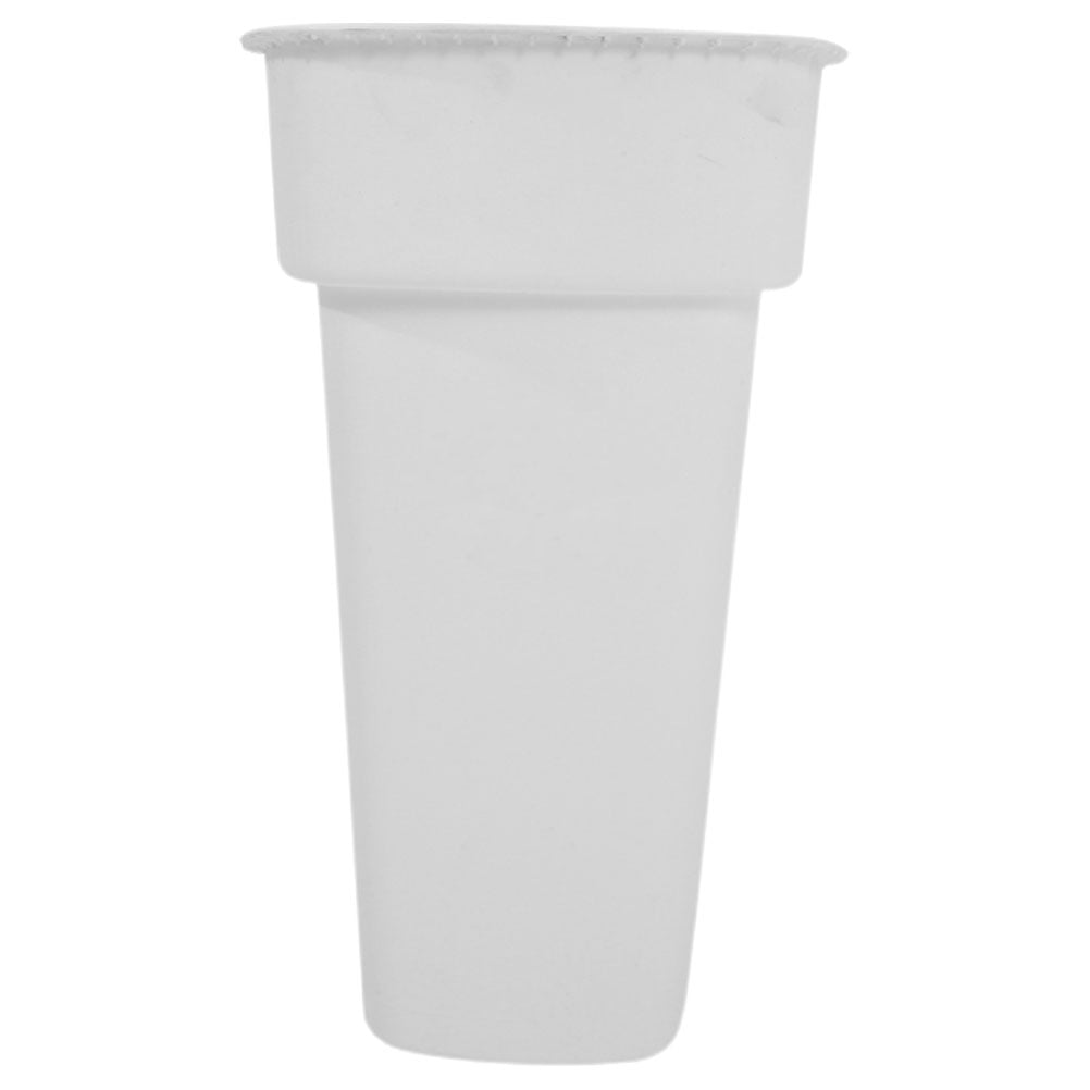 HEANUJJ White Plastic Flower Bucket for Floral Arrangements, Plant Storage, Gardening, and Decorative Use