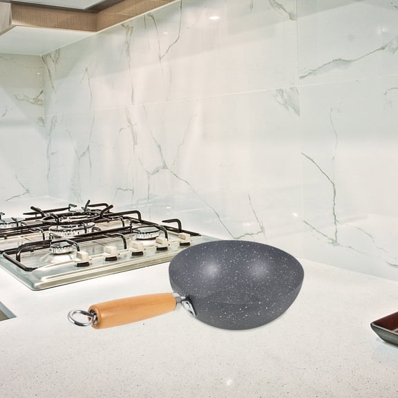HEANUJJ Nonstick Small Wok Pan with Rapid Heat Conduction for Everyday Kitchen Use