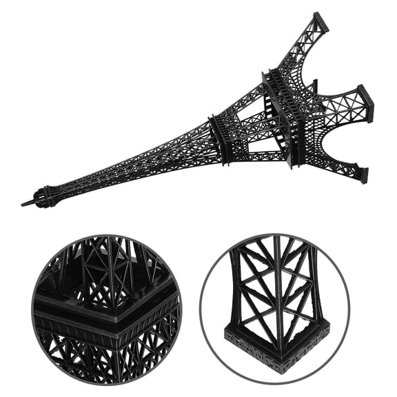 HEANUJJ Black Eiffel Tower Statue Versatile Use for Home and Party Decor