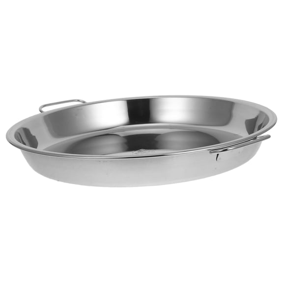 HEANUJJ Metal Stainless Steel Serving Platter for Baking Roasting and Food Presentation