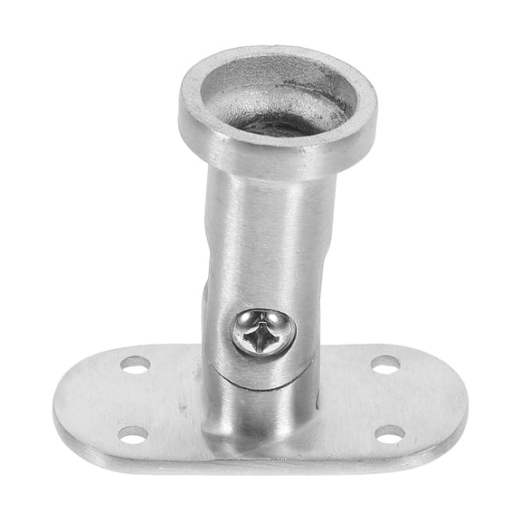 HEANUJJ Metal Handrail Bracket for Home Use Sleek Silver Stair Railing Support Accessory