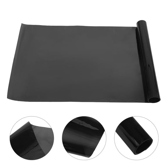 HEANUJJ One Way Mirror Window Film Black Static Cling Heat Control Privacy Film for Home