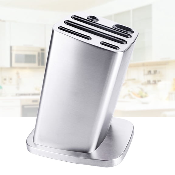 HEANUJJ Plated Silver Kitchen Rack, Stainless Steel, 6-Slot Design, Angled Edges, Anti-Slip