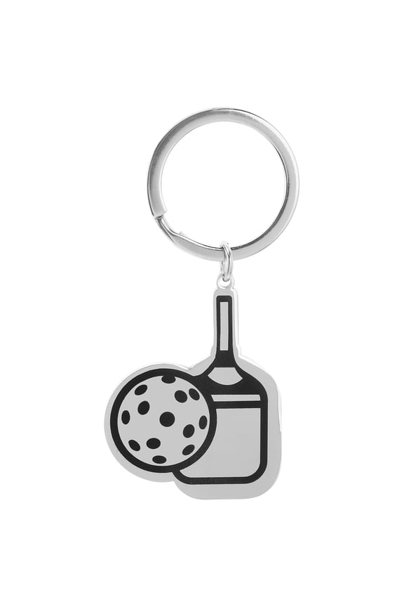 Tennis Ball Keychain Pickleball Keychain Stainless Steel Party Favor For Players 1Pack