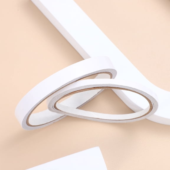 HEANUJJ Thin Double Sided Tape for Scrapbooking White Craft Tape Strong Adhesive Bond