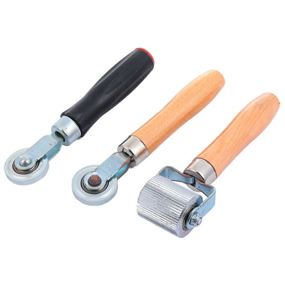 HEANUJJ Tire Repair Compaction Roller Assorted Color Plastic Mechanics Bearing Inside Design 3 Pcs